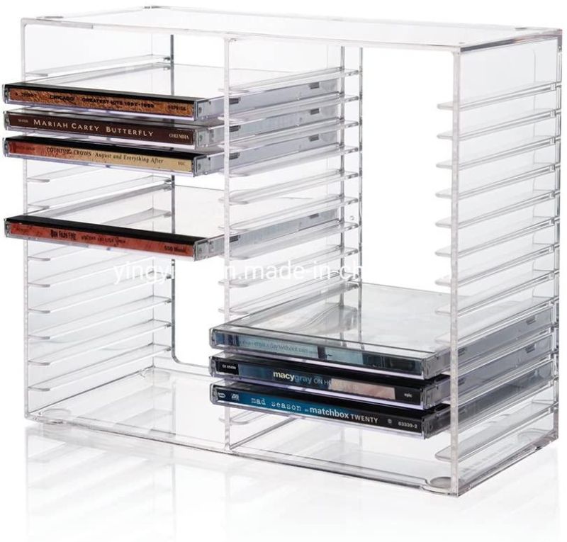 Factory Wholesale Acrylic DVD Rack