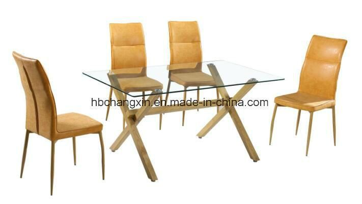 New Model Tempered Glass Dining Table