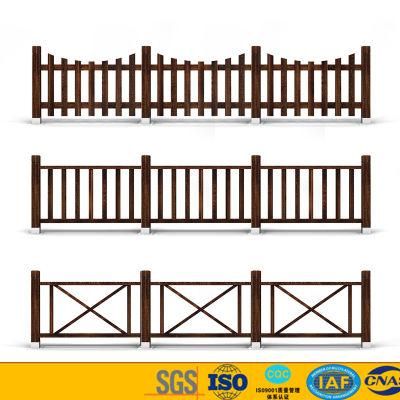 ISO Certification of Quality Wood Grain Aluminium Fence/Hand Rail