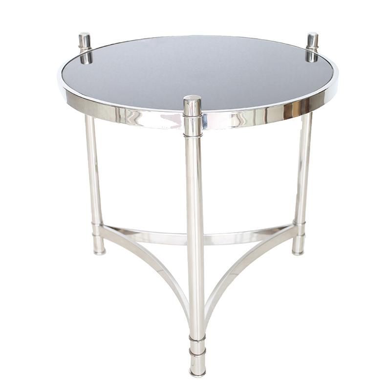 Nice Design Round Coffee Table Stainless Steel Tea Table for Hotel Used