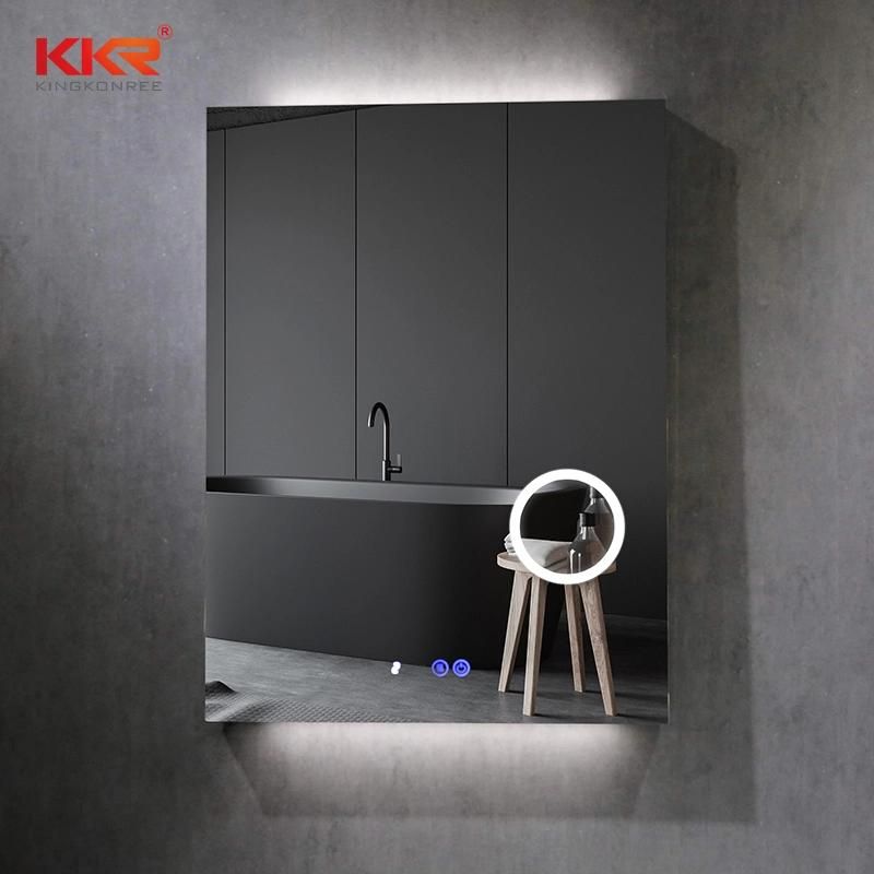 Cheap Luxury Apartment Bathroom Makeup Touch Glass LED Mirror