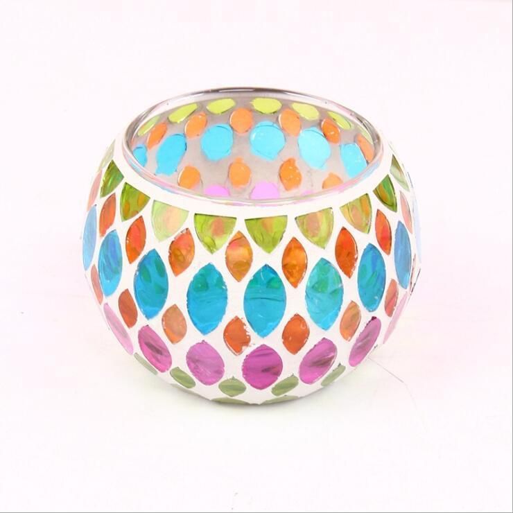 Glass Party Decorations Bowl Tea Night Light Votive Candle Holders