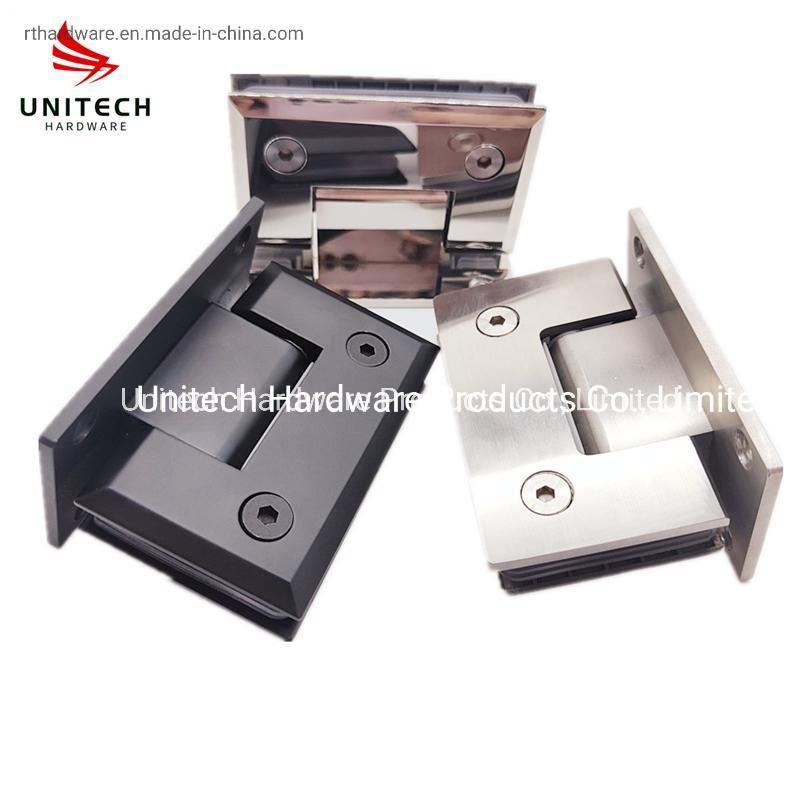 Zinc Material Shower Cabinet Hinge Glass Fitting for Wall to Glass Fitting