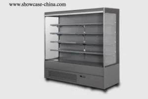Upright Sweat Free Chiller Glass Door Supermarket Showcase for Convenience Store