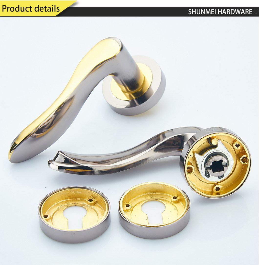 Contemporary New Modern Zinc Alloy Wood Door Handle for Door