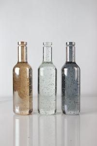Very Classical Crystal Glass Transparent Bubles Bottle for Bar Home Decoration Accept OEM Order