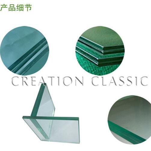 6.38mm 8.38mm 8.76mm 10.38mm Clear / Colored Safety Building Laminated Glass