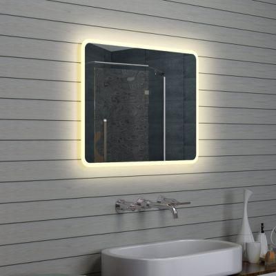 600*800mm Rectangle Dimmer Fog Free Rectangle Bathroom Lighted Mirror