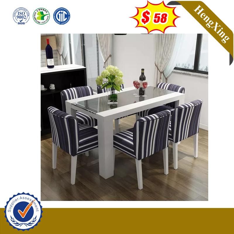 Quality Chinese Wooden Furniture Restaurant Tables Chairs Glass Dining Table Set