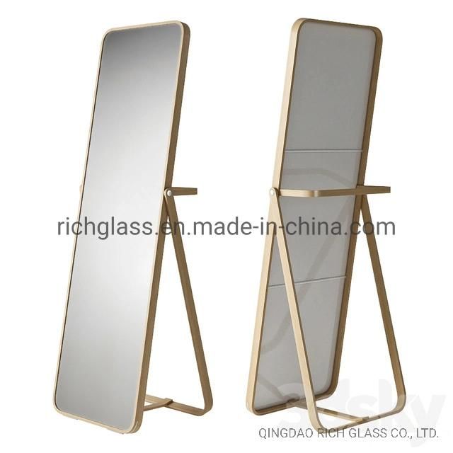 5mm Bathroom Dressing Plastic Frame Mirror