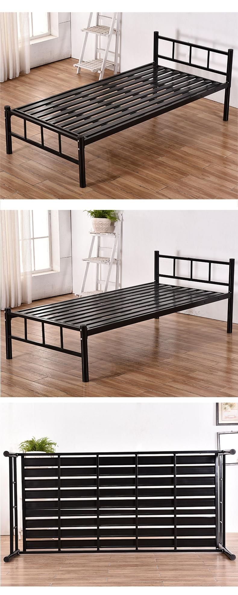 Bedroom Furniture Iron Bunk Beds Steel Double Beds for Adults