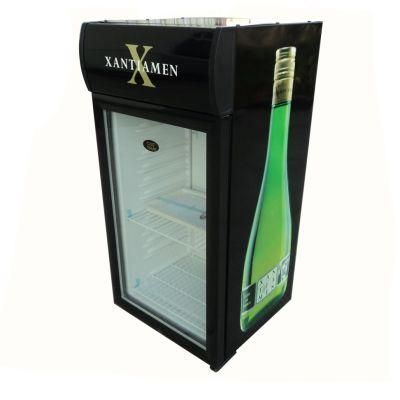 Fan Cooling Upright Glass Door Beverage Supermarket Showcase (SC80B)