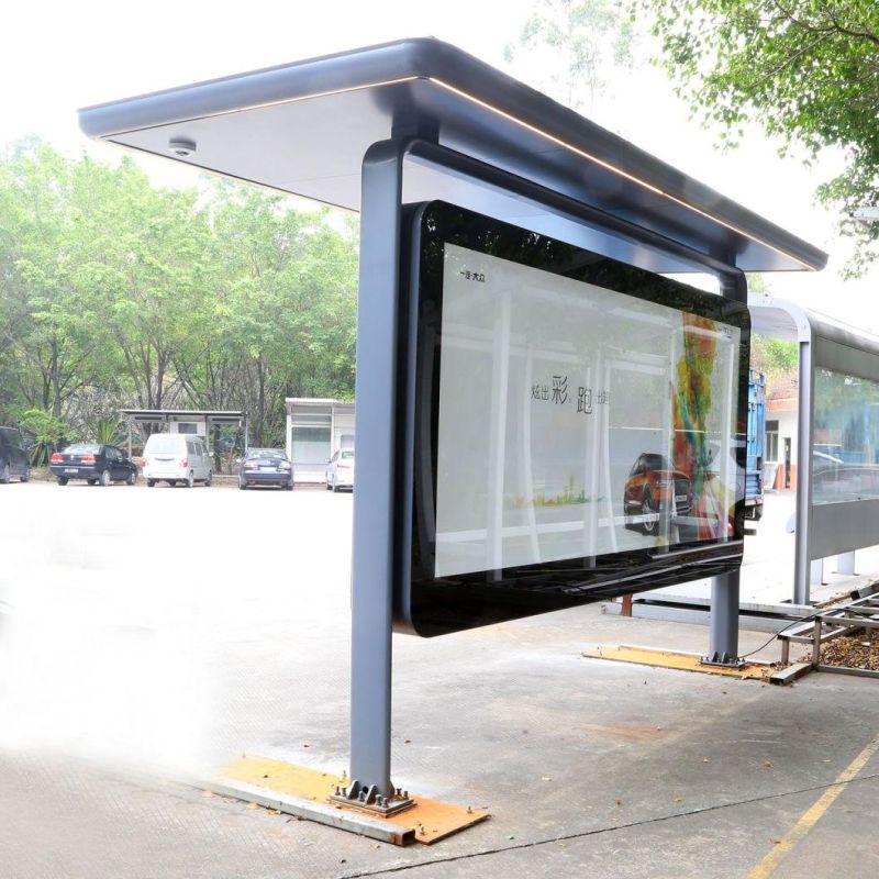 Metal Bus Shelter for Public Facilities (HS-BS-F026)