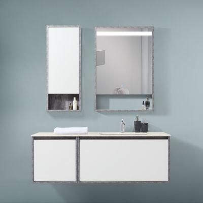 Plywood Material Wall-Hung Single Sink Bathroom Vanity Cabinets