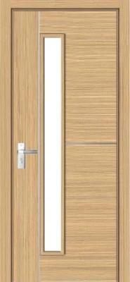 MDF PVC Interior Door with Glass for Office