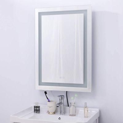 Recessed Wall Mounted 3 Doors Design Makeup Bathroom LED Bathroom Mirror Medicine Cabinet