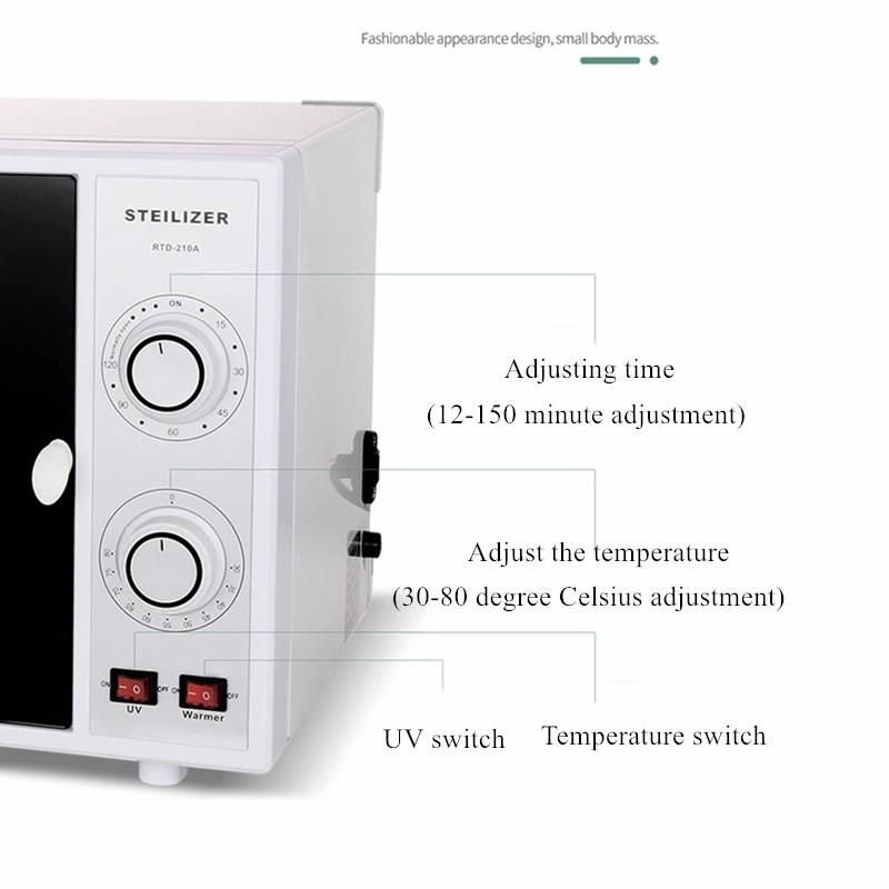 Double Sterilization Dental Instruments UV Disinfection Sterilization Cabinet 25L