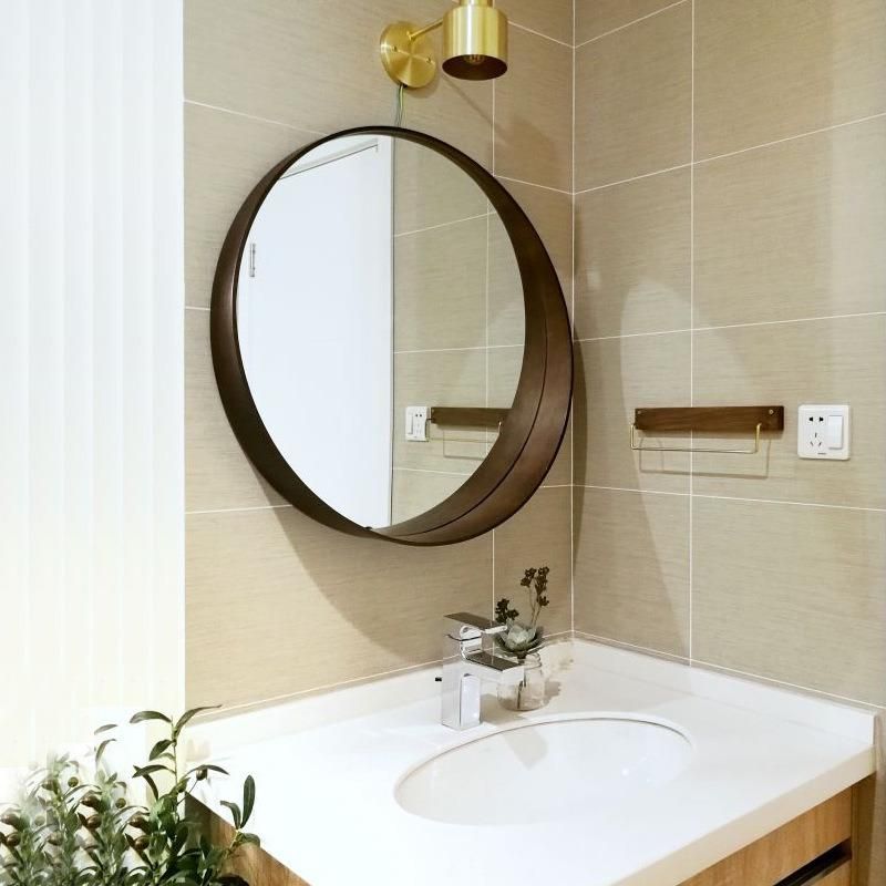 Luxury Brass Metal Framed Wall Mirror Bathroom Vanity