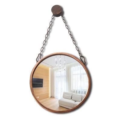 Special Rustic Door Hanging Bathroom Wall Mounted Mirror with Frame