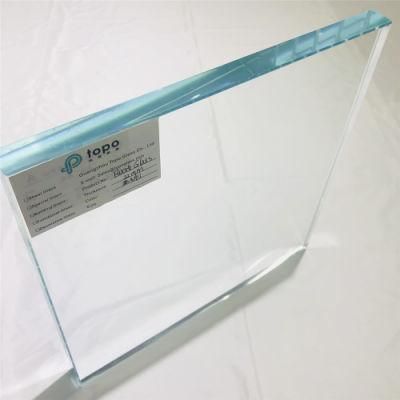 3mm-22mm High Transparent Extra Clear Low Iron Purest Glass for High-End Showcase (PG-TP)