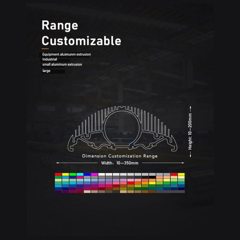 Extrusion Profile Cabinet Handle C Shape and Customized Sizes