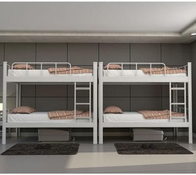School Dormitory Furniture Children Metal Double Comfortable Student Woodem Bunk Bed for High-School Student