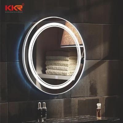 Round Bathroom Vanity Mirror Anti-Fog Circle Wall Mounted Mirror