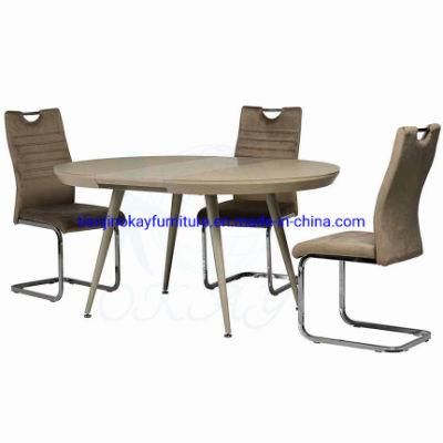 Modern Dining Room Furniture High Gloss Extension MDF Dining Table Set1 Buyer