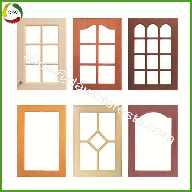 MDF Core PVC Vacuum Doors for Home Kitchen Wooden Furniture