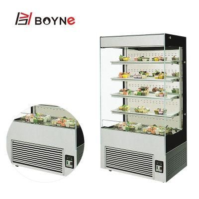 Bakery Shop 5 Layer Air Cooling Open Type Cake Display Showcase