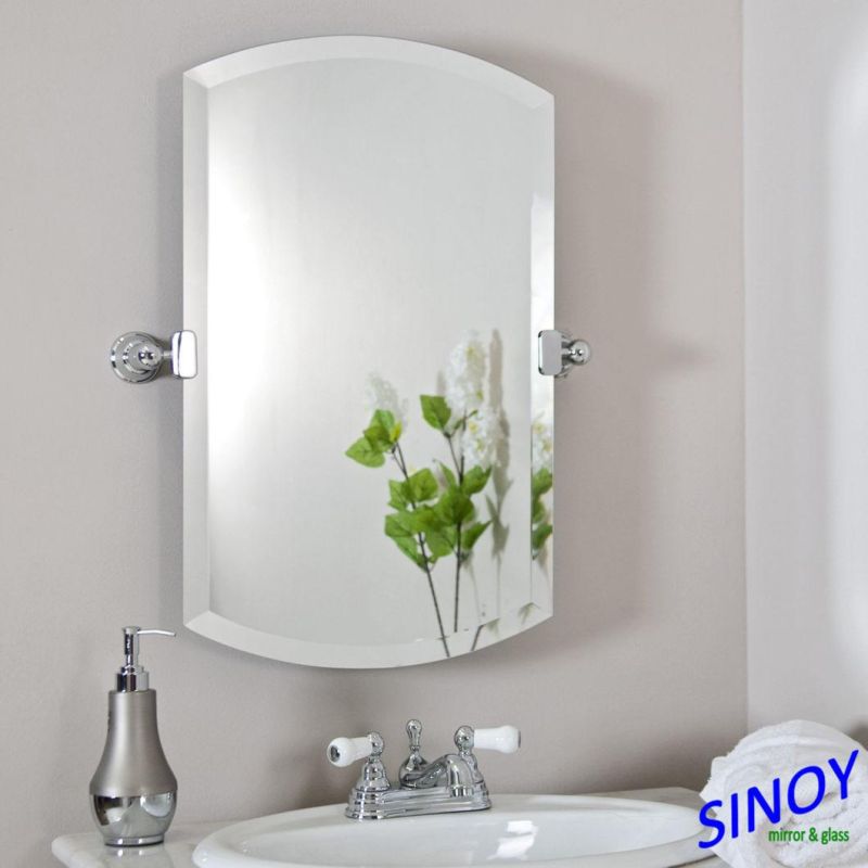 Drilled Bathroom Mirror Glass (SMI-DRI1001)