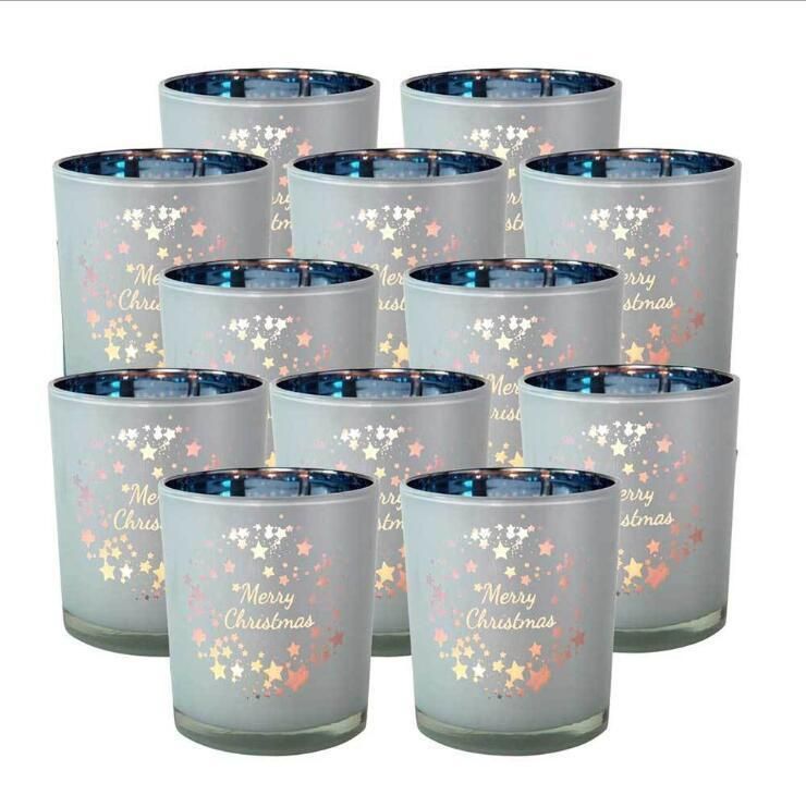 Vss Laser Engraving Tealight Glass Candle Holder for Home Decoration