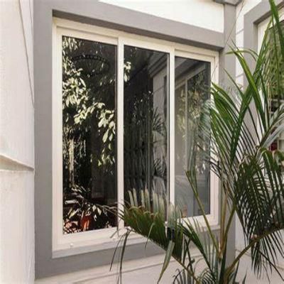 Double Tempered Glass Aluminium Alloy Sliding Window for House/Villa/Hotel Used