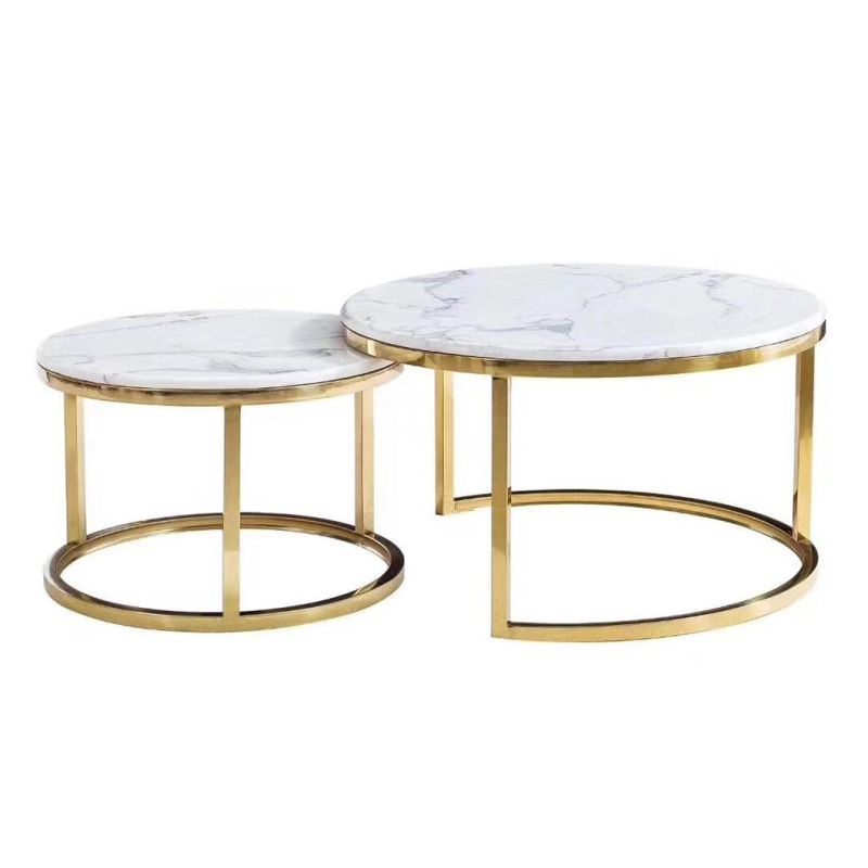 China Wholesale Marble Top Home Living Room Furniture Modern Tea Coffee Table
