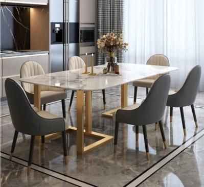 Modern Design House Furniture Dining Table Marble Dining Table Set