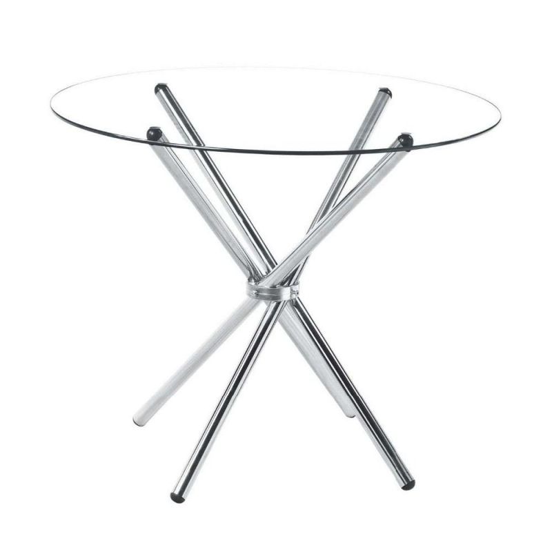 Cheap Modern Style Wholesale Glass Furniture Patio Dining Furniture Restaurant Modern Glass Dining Table