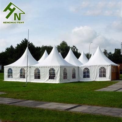 Aluminum Frame High Peak Outdoor Gazebo Pagoda Tent