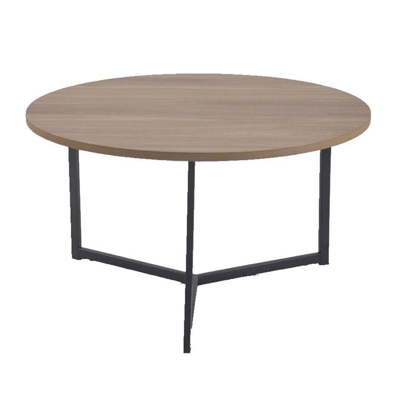 Hot Sale MDF Top Small Center Table Round Coffee Table for Living Room