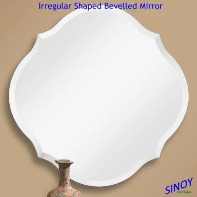 Irregular Shape Bevelled Mirror for Sale