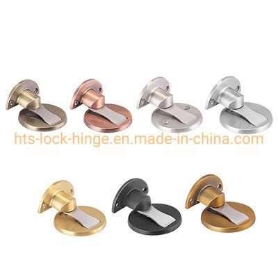 Magnetic Door Stopper Door Hardware Zinc Alloy Magnetic Catch for Floor or Wall Mounted Door Stopper