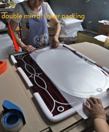 Wall Mounted 5mm LED Glass Bathroom Silver Smart LED Mirrors with More Optional Function Home Hotel Decoration