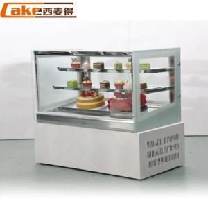 High Quality Countertop Curve Glass Cake Food Display Showcase Cabinet for Sale