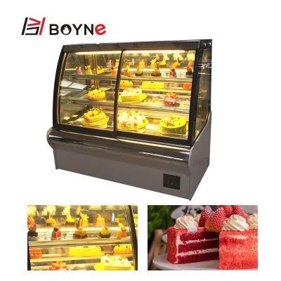1.5m Two Deck Cake Chiller Cabinet Cafe Shop Showcase