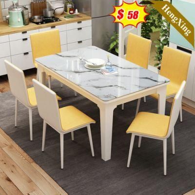 Modern Home Furniture Indoor Furniture Rectangular Dining Table with Chair