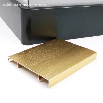 Aluminium Cabinet Profile Aluminium Section Profile for Kitchen Cabinet Glass Doors Handle with Diffuser