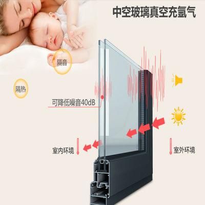 Modern Latest Design Popular Aluminum Soundproof Casement Window Double Glazed Aluminum Sliding Window