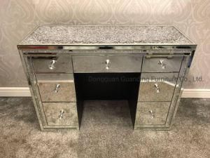 Patented Luxury Crushed Diamonds Shinning Twinkle Top Mirrored Dresser