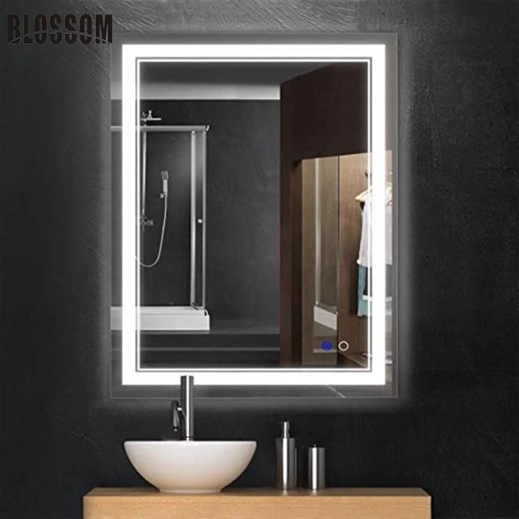 Home Hotel Furniture Illuminated LED Bathroom Mirror with Lights Sensor Switch