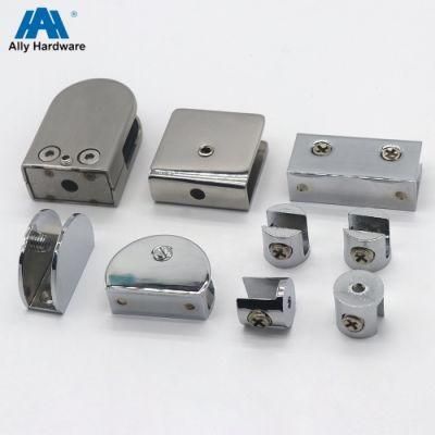 Small Glass Shelf Stainless Steel Glass Clamp for 8-12mm Glass
