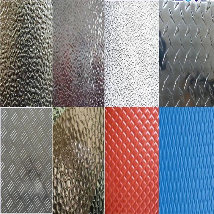 Big/Small Five Bars Embossed Aluminum Checkered Plate Sheets